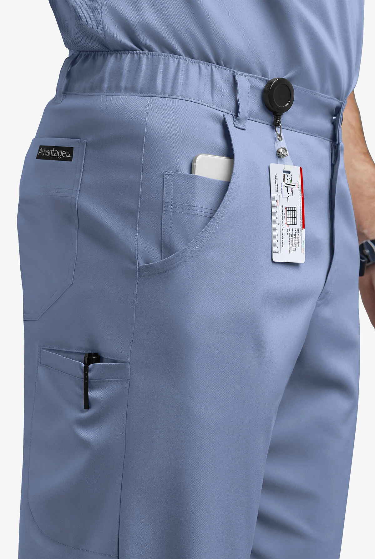 UA Advantage STRETCH Men's 7-Pocket Air-Mesh Scrub Pants UA Advantage STRETCH Men's 7-Pocket Air-Mesh Scrub Pants -Cherokee Shop AB611 092123 CEIL 3