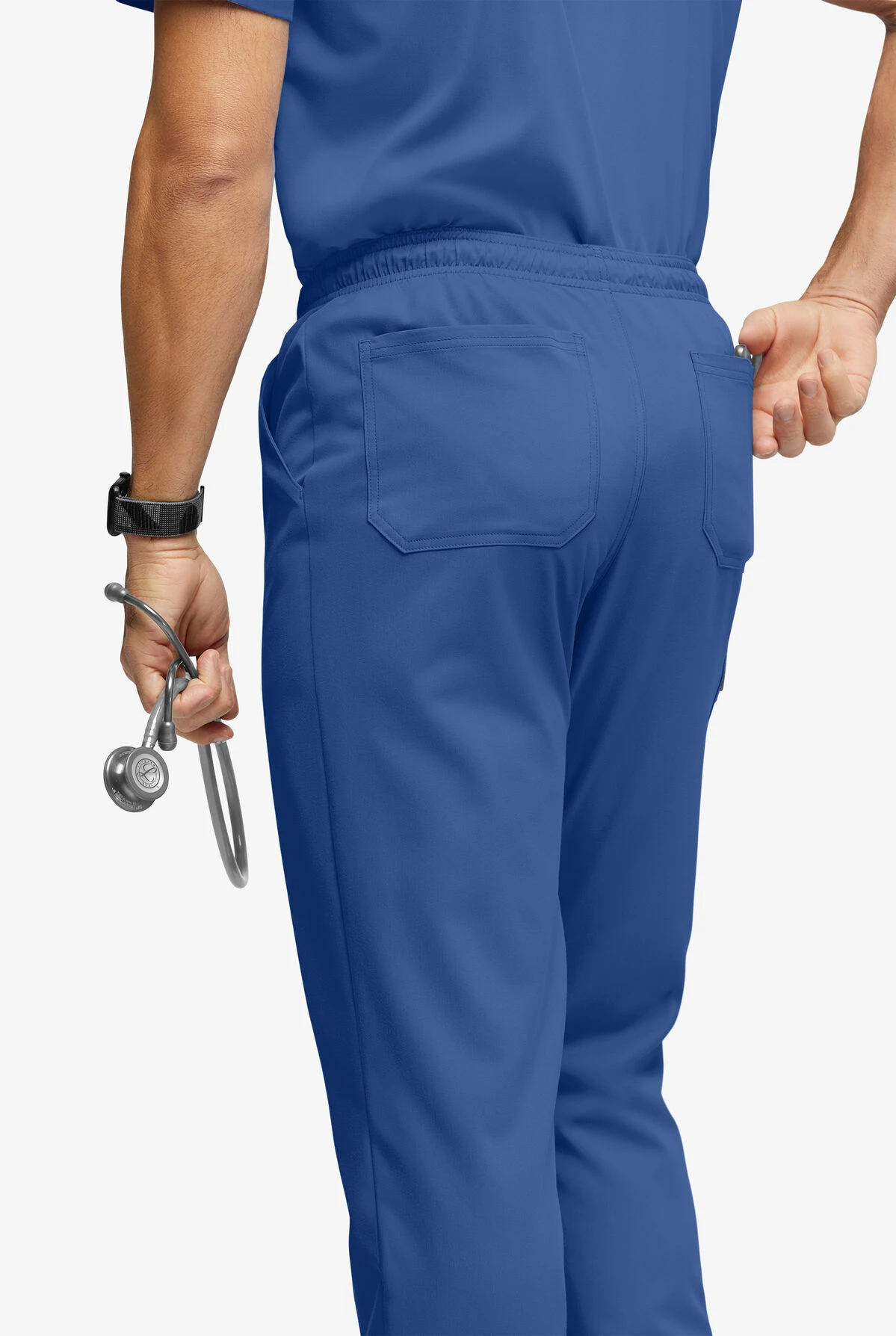 UA Advantage STRETCH Men's 6-Pocket Cargo Scrub Pants UA Advantage STRETCH Men's 6-Pocket Cargo Scrub Pants -Cherokee Shop AB857 103023 ROYAL 3