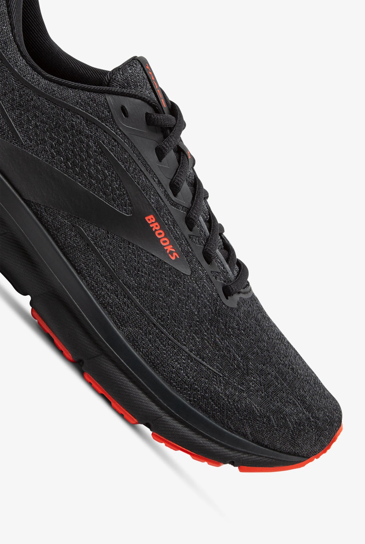 Brooks Men's Trace 2 Ebony/Black/Cherry Athletic Lace Up Nursing Shoes Brooks Men's Trace 2 Ebony/Black/Cherry Athletic Lace Up Nursing Shoes -Cherokee Shop BMTRACE071 110323 3 HV