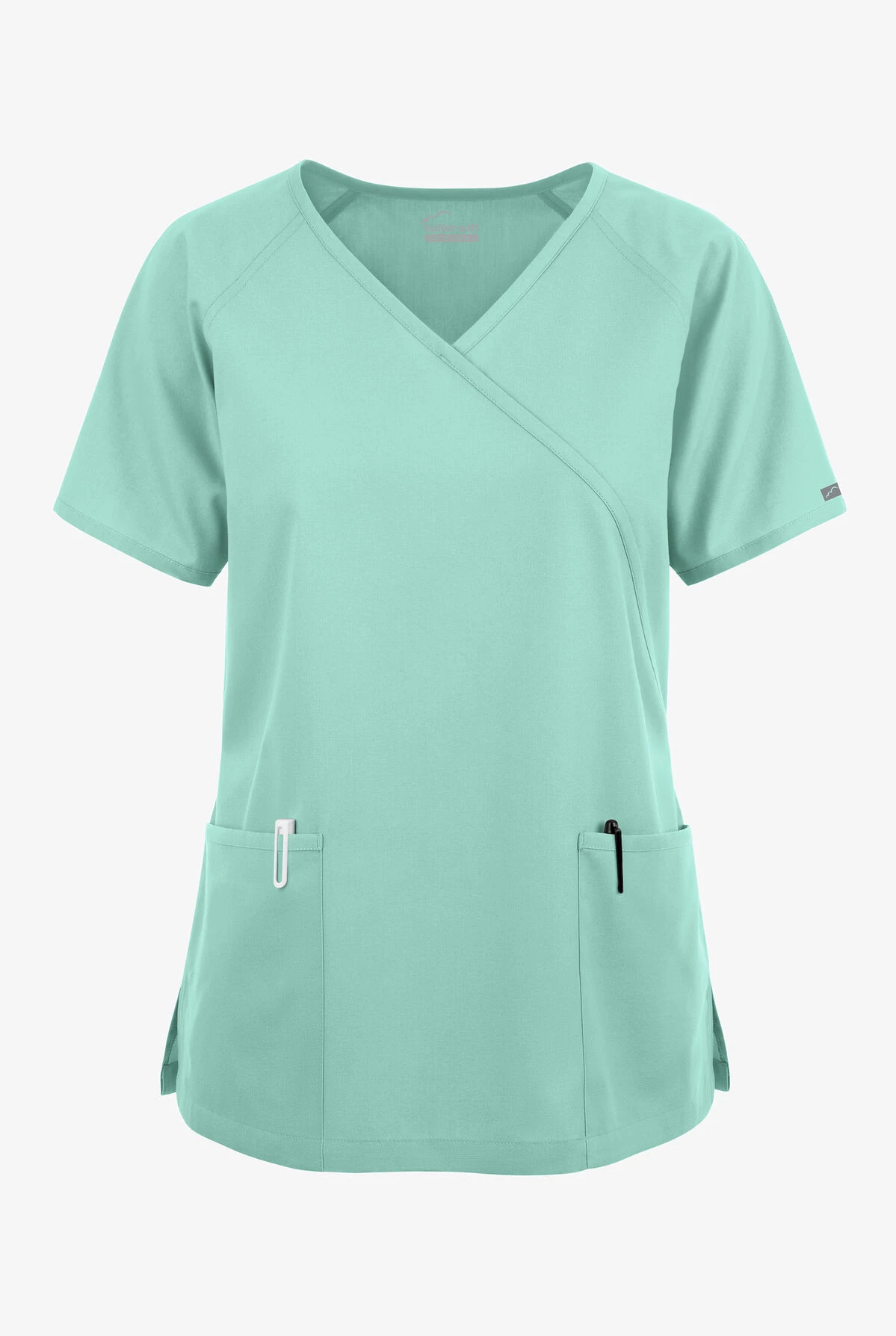 Butter-Soft Originals Women's 3-Pocket Mock Wrap Scrub Top Butter-Soft Originals Women's 3-Pocket Mock Wrap Scrub Top -Cherokee Shop BSN1668 101723 WAMIN 1