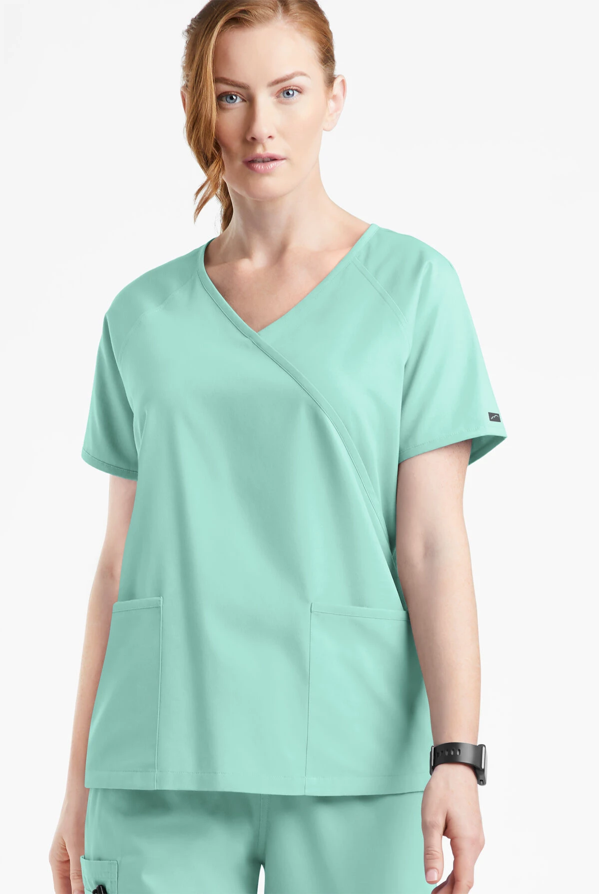 Butter-Soft Originals Women's 3-Pocket Mock Wrap Scrub Top Butter-Soft Originals Women's 3-Pocket Mock Wrap Scrub Top -Cherokee Shop BSN1668 101723 WAMIN 2 S