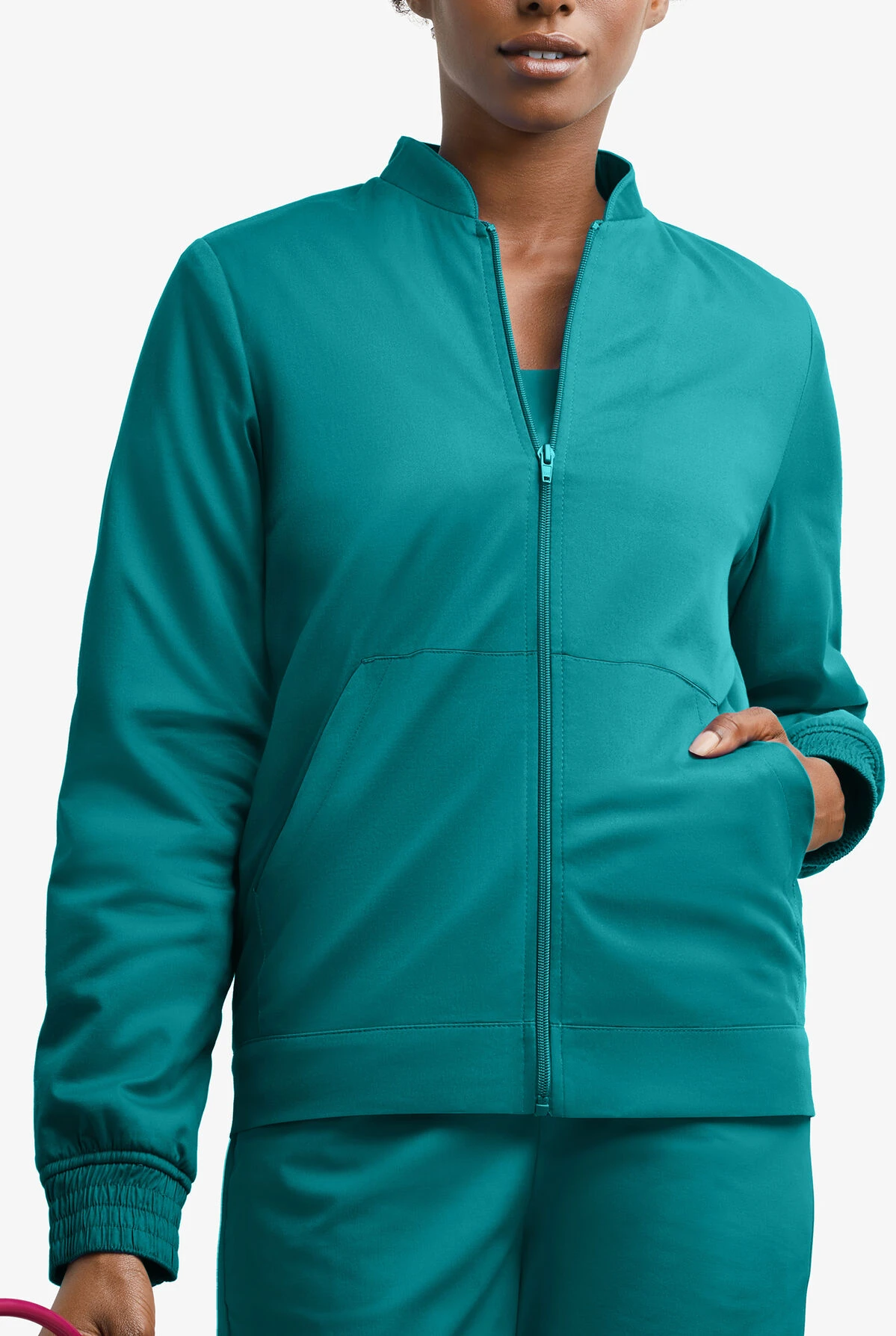 UA Butter-Soft STRETCH Unisex 4-Pocket Fleece Lined Scrub Jacket UA Butter-Soft STRETCH Unisex 4-Pocket Fleece Lined Scrub Jacket -Cherokee Shop BSS416 TEANA 3 S HV