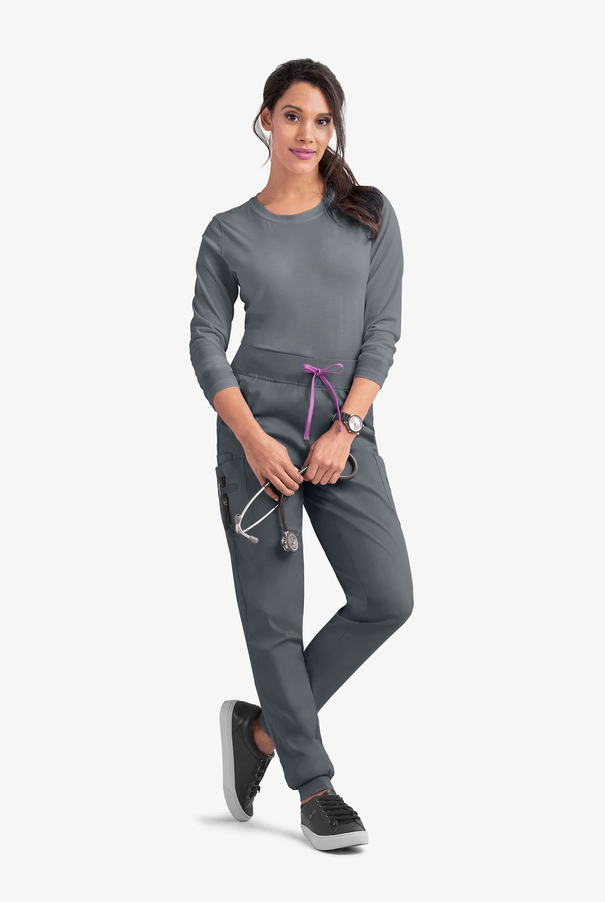 UA Butter-Soft STRETCH Women's 5-Pocket Contrast Trim Drawstring Cargo Scrub Pants UA Butter-Soft STRETCH Women's 5-Pocket Contrast Trim Drawstring Cargo Scrub Pants -Cherokee Shop BSS708C PEORC 3 HV