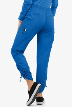 Easy STRETCH By Butter-Soft™ Halle Women's 11-Pocket Ruched Leg Jogger Scrub Pants - Petite 3 Easy STRETCH By Butter-Soft™ Halle Women's 11-Pocket Ruched Leg Jogger Scrub Pants - Petite -Cherokee Shop BU471 ROYAL 4