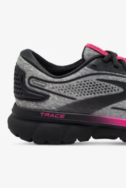 Brooks Women's Trace 2 Oyster/Ebony/Pink Athletic Lace Up Nursing Shoes -Cherokee Shop BWTRACE038 092523 OYSTE 4
