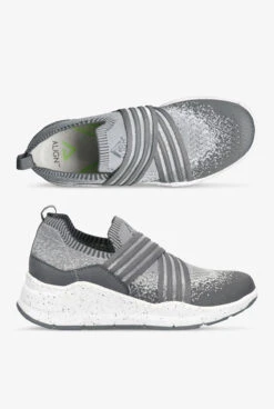 Align™ Women's Celestia Frost Grey Athletic Slip On Nursing Shoes