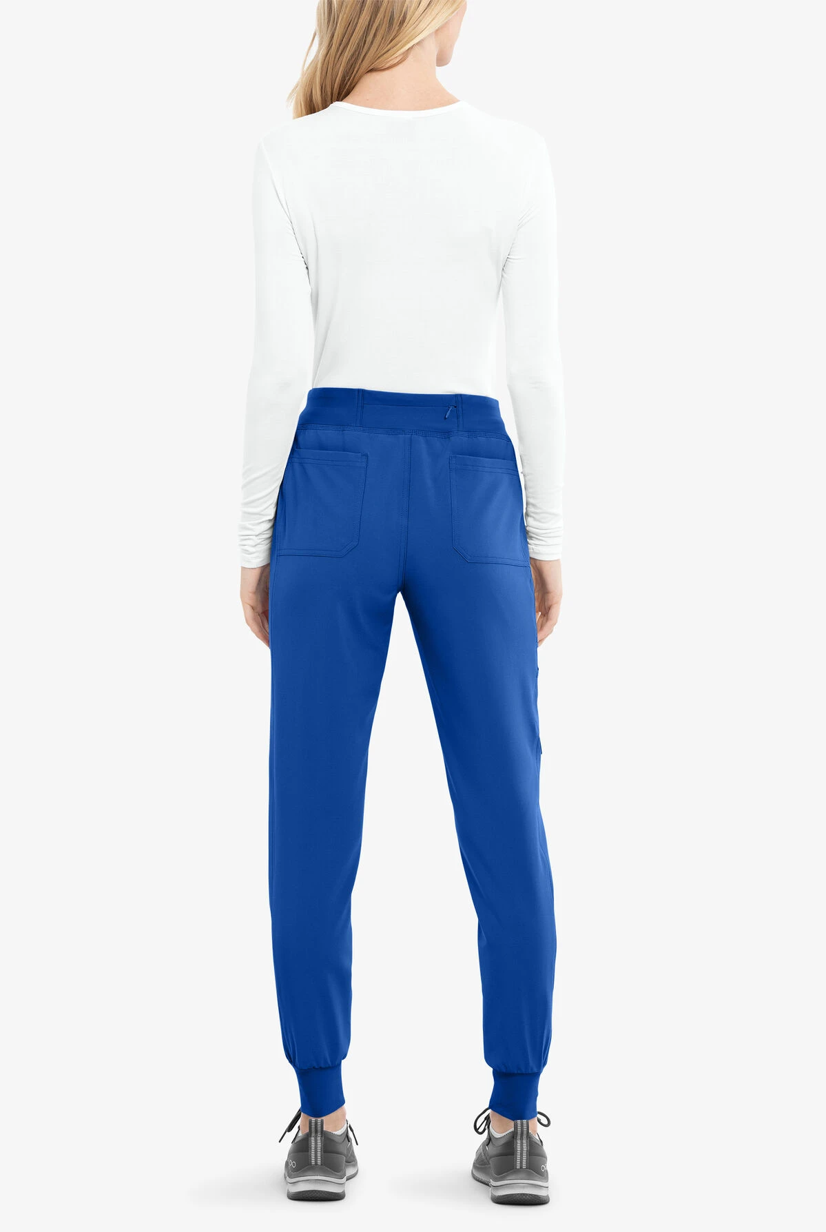 Cherokee iflex Women's 7-Pocket STRETCH Knit Waistband Cargo Jogger Scrub Pants Cherokee Iflex Women's 7-Pocket STRETCH Knit Waistband Cargo Jogger Scrub Pants -Cherokee Shop CK1111 101723 ROYAL 4