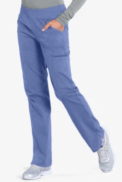 Cherokee Workwear Professionals Women's 6-Pocket STRETCH Pull-On Scrub Pants - Tall