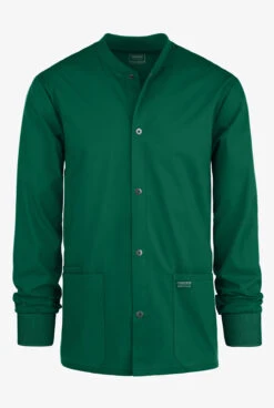 Cherokee Workwear Professionals Men's 3-Pocket STRETCH Snap Front Scrub Jacket