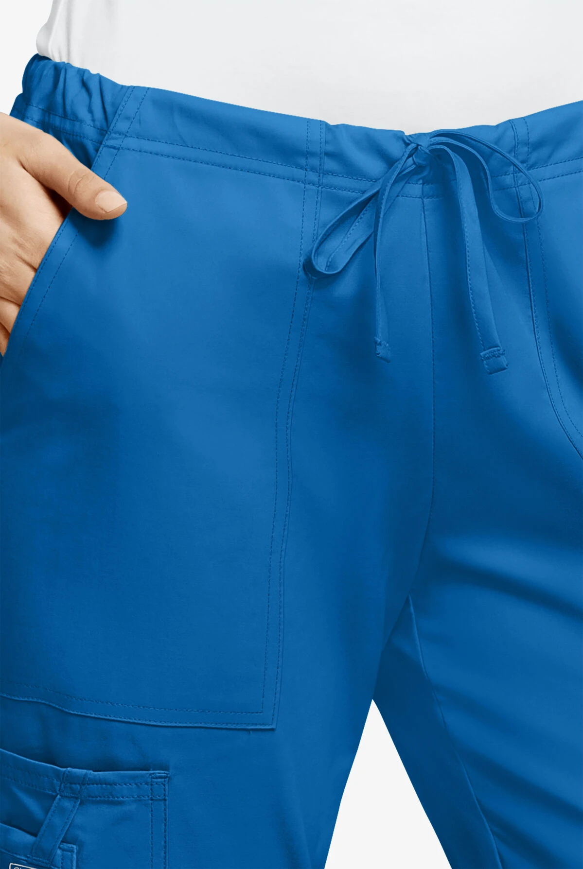 Cherokee Workwear Core STRETCH Women's 4-Pocket Cargo Scrub Pants - Petite Cherokee Workwear Core STRETCH Women's 4-Pocket Cargo Scrub Pants - Petite -Cherokee Shop CK4044 ROYAL 3 HV