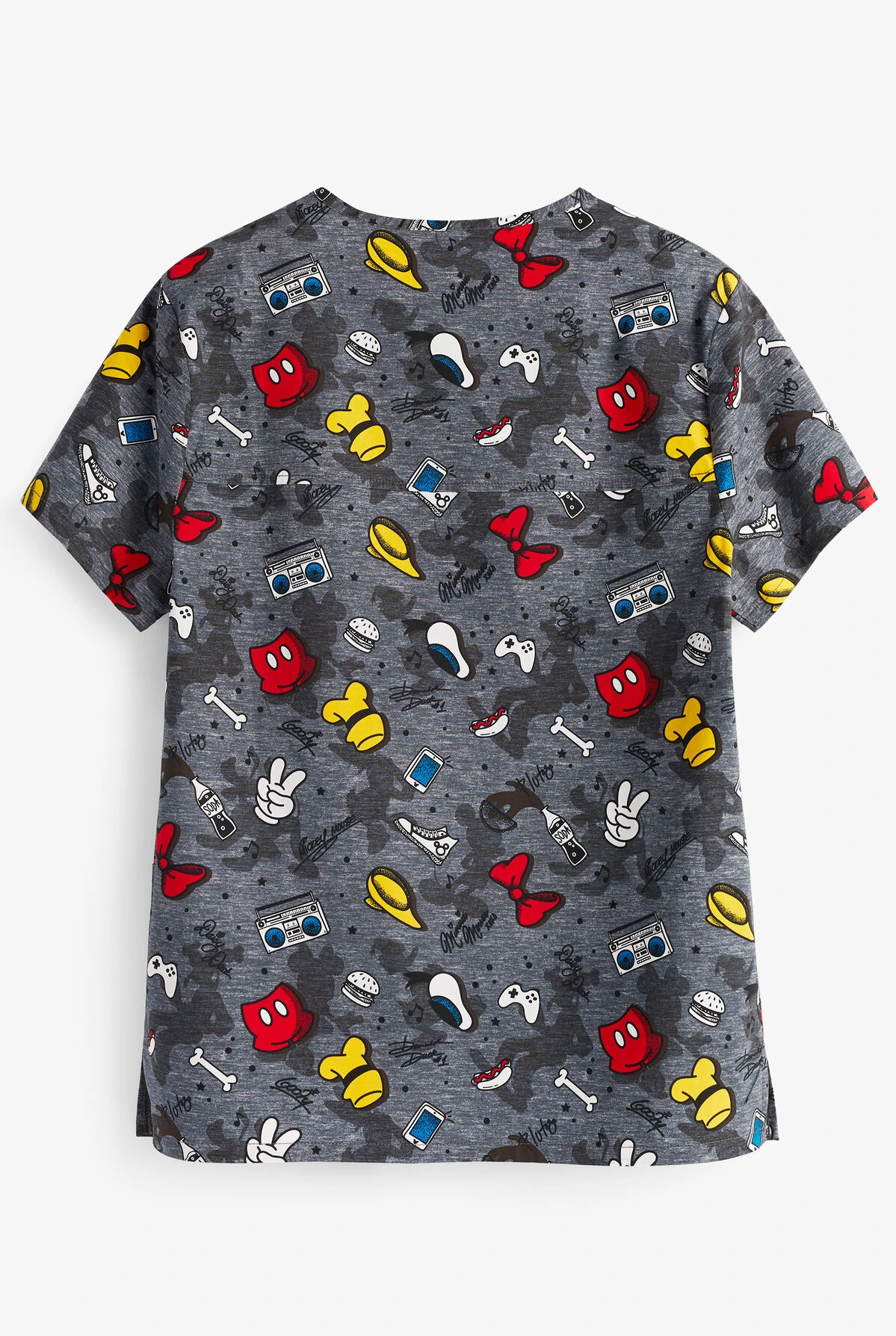 Tooniforms Gang Of Six Disney Unisex 4-Pocket STRETCH V-Neck Print Scrub Top Cherokee Tooniforms Gang Of Six Disney Unisex 4-Pocket STRETCH V-Neck Print Scrub Top -Cherokee Shop CK687MKIX 100423 2