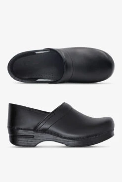 Dansko Unisex Professional Box Leather Clogs