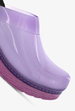 Dansko Professional Purple Translucent Nursing Clogs -Cherokee Shop DANSKPUTR 092023 PURPL 3 HV