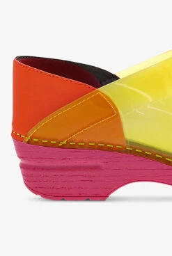 Dansko Professional Yellow Translucent Nursing Clogs -Cherokee Shop DANSKYETR 092023 YELLO 4