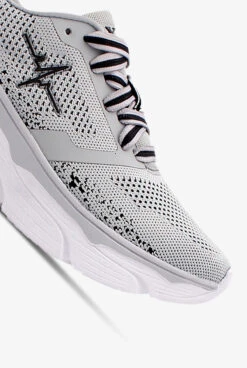 LaForst Women's Extreme Comfort Heart Beat Gray Athletic Lace Up Nursing Shoes -Cherokee Shop EXTHBGRAY 3