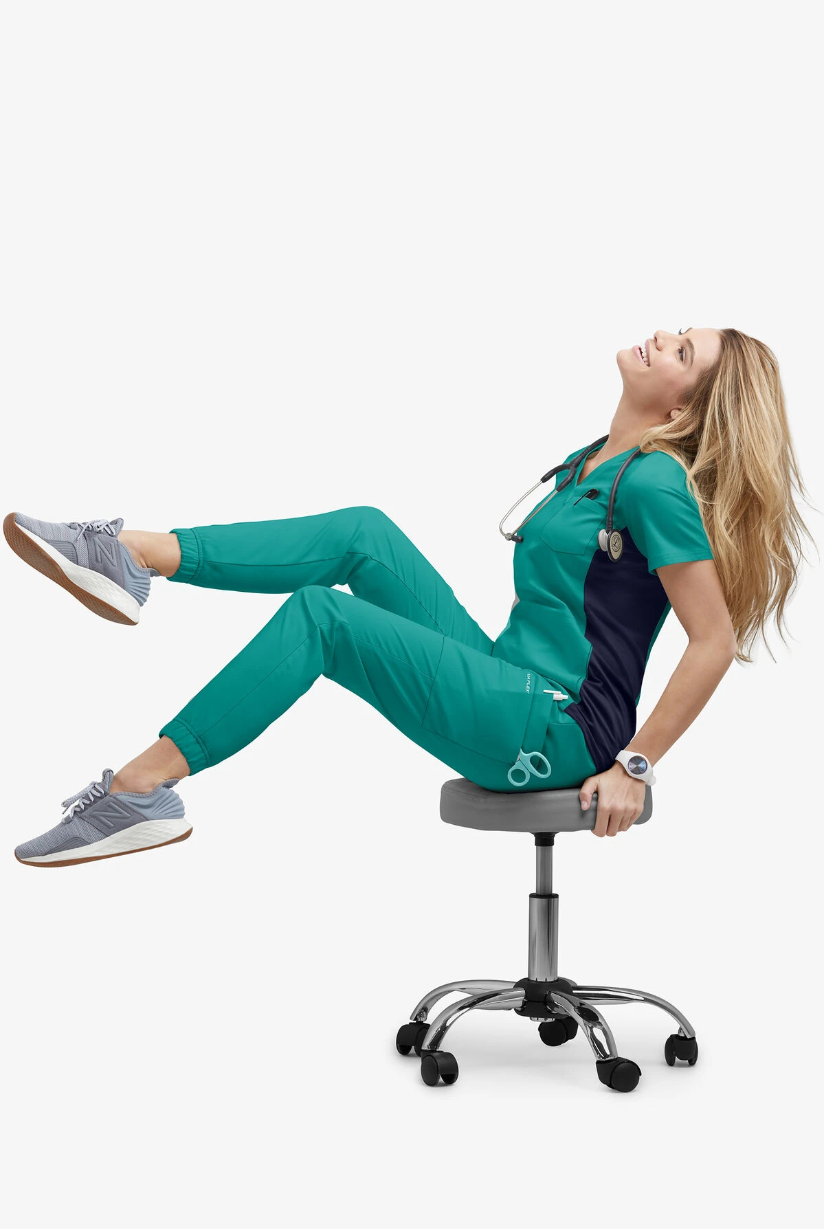 UA Flex2 Women's 7-Pocket Jogger Scrub Pants UA Flex2 Women's 7-Pocket Jogger Scrub Pants -Cherokee Shop F2475 TEAL 6