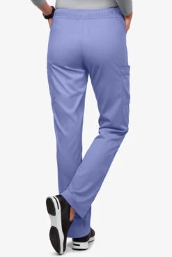 UA Flex2 Women's 7-Pocket Flat Front Cargo STRETCH Scrub Pants - Petite -Cherokee Shop F2691 CEIL 4