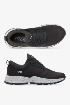 Infinity By Cherokee Women's Fly Pewter Flecked Athletic Lace Up Shoes