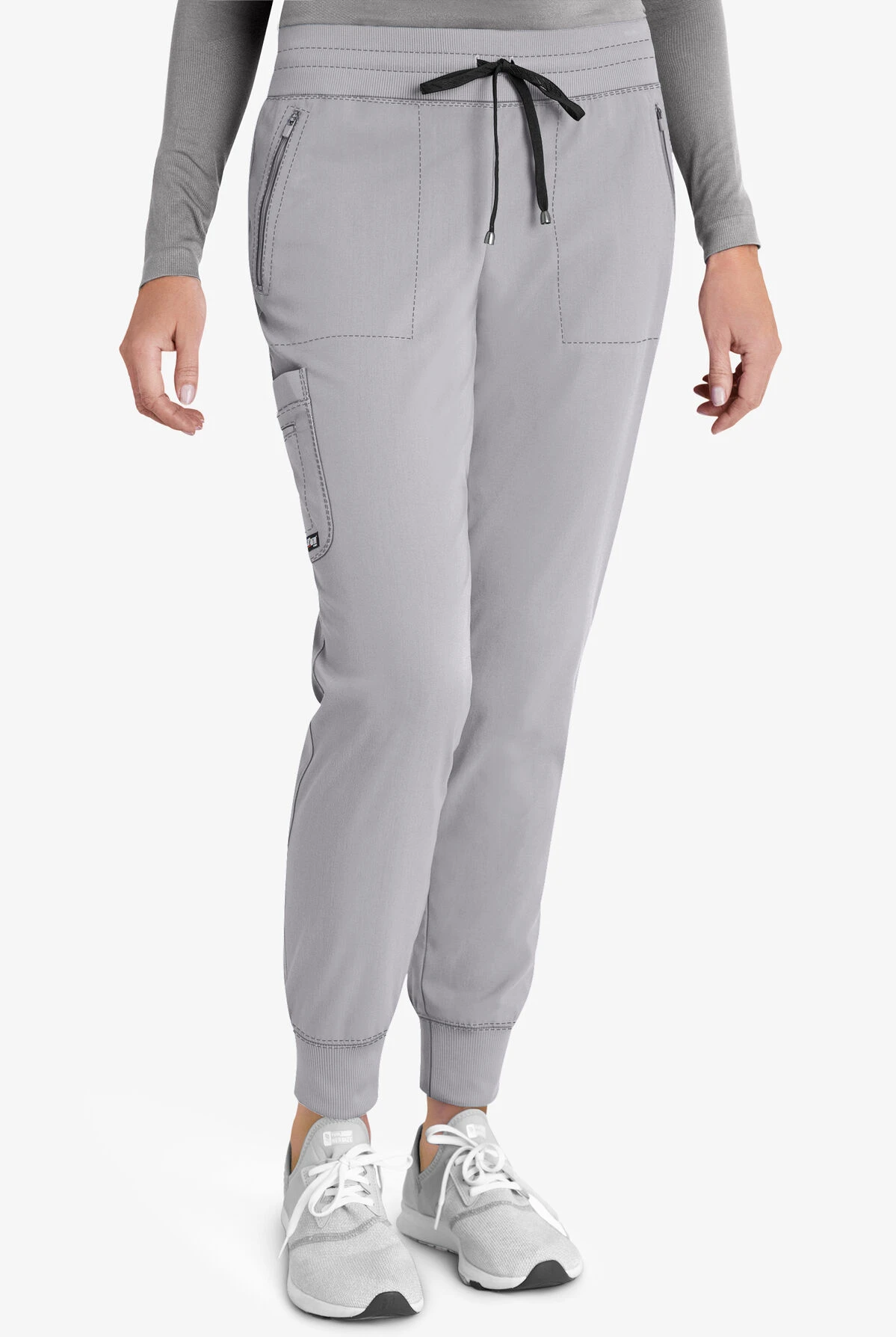 Grey's Anatomy™ by Barco Spandex STRETCH Eden Women's 5-Pocket Cargo Jogger Scrub Pants - Petite Grey's Anatomy™ By Barco Spandex STRETCH Eden Women's 5-Pocket Cargo Jogger Scrub Pants - Petite -Cherokee Shop GRS537 MOONS 1