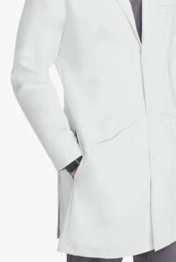 Healing Hands White Coat Professional Men's 39" 5-Pocket Lab Coat -Cherokee Shop HE5103 WHITE 3