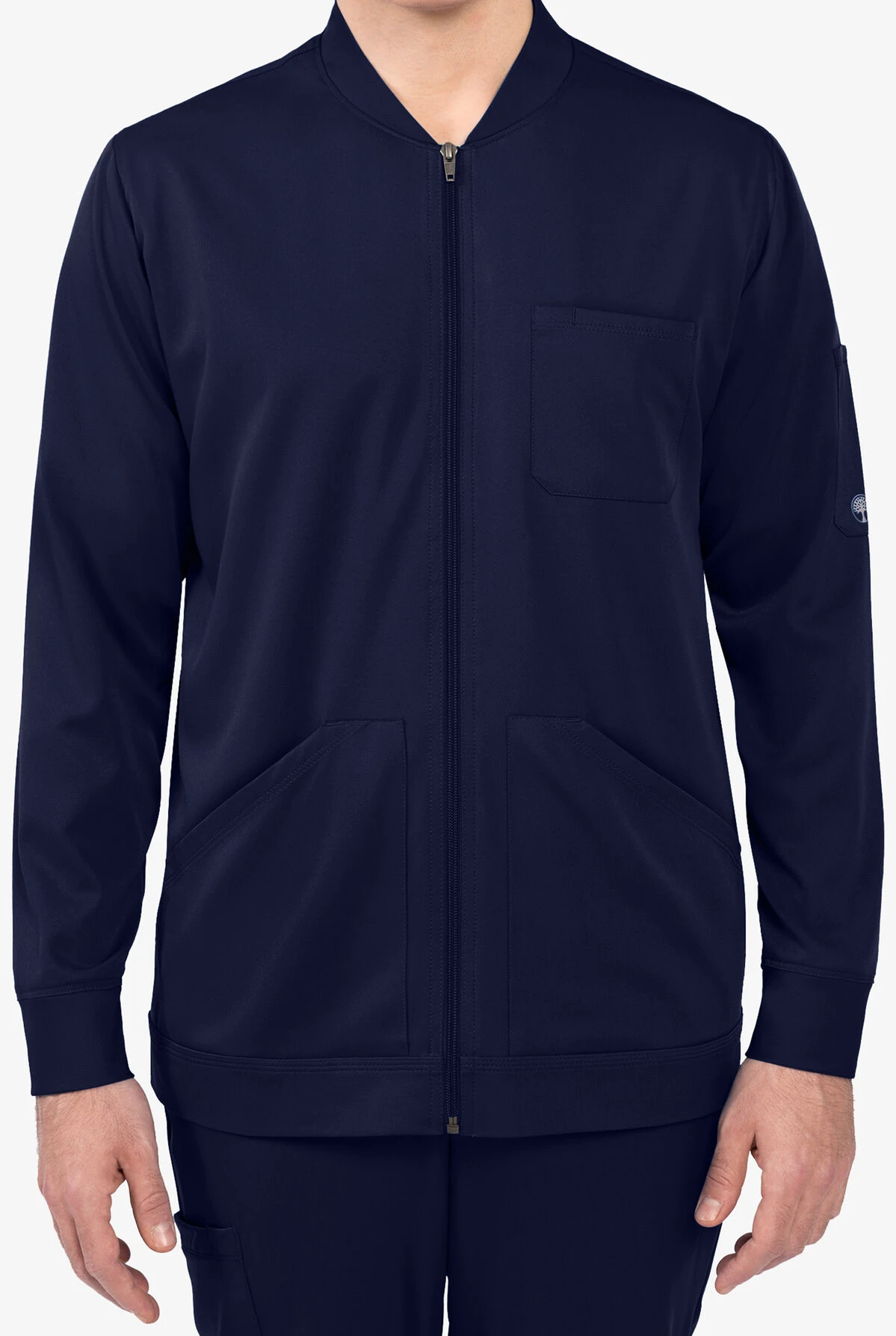 HH Works by Healing Hands Michael Men's 5-Pocket Scrub Jacket HH Works By Healing Hands Michael Men's 5-Pocket Scrub Jacket -Cherokee Shop HE5590 NAVY 3 HV