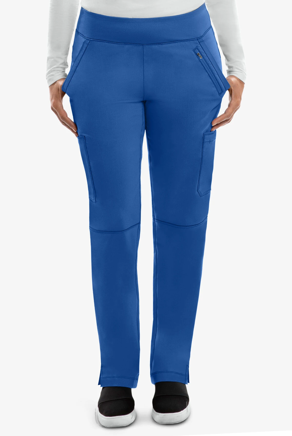 Healing Hands Purple Label Tyra Women's 8-Pocket STRETCH Slim Yoga Scrub Pants - Petite Healing Hands Purple Label Tyra Women's 8-Pocket STRETCH Slim Yoga Scrub Pants - Petite -Cherokee Shop HE9134 ROYAL 1