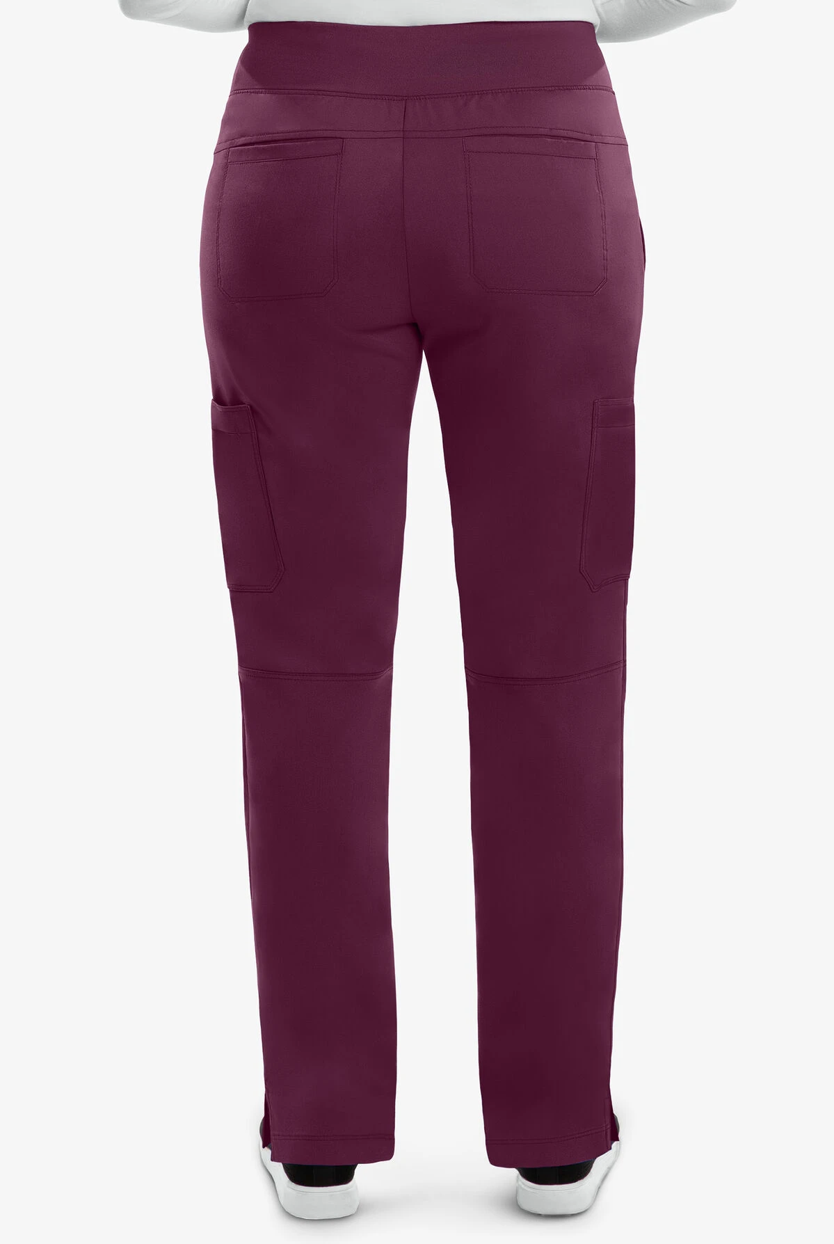 Healing Hands Purple Label Tyra Women's 8-Pocket STRETCH Slim Yoga Scrub Pants Healing Hands Purple Label Tyra Women's 8-Pocket STRETCH Slim Yoga Scrub Pants -Cherokee Shop HE9134 WINE 4