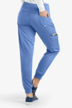 Healing Hands Purple Label Tara Women's 6-Pocket STRETCH Jogger Cargo Scrub Pants - Petite -Cherokee Shop HE9233 CEIL 4