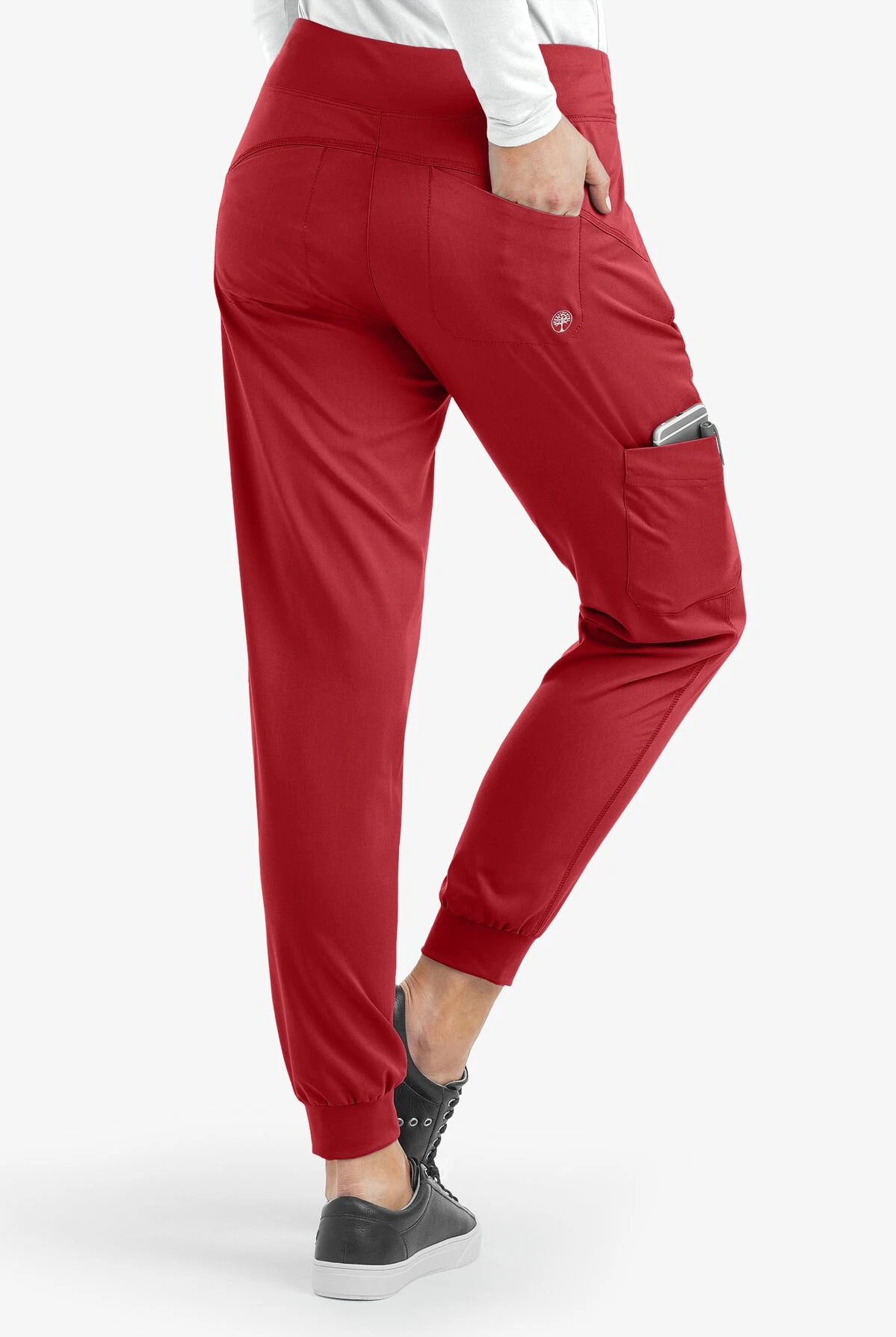 Healing Hands Purple Label Tara Women's 6-Pocket STRETCH Jogger Cargo Scrub Pants Healing Hands Purple Label Tara Women's 6-Pocket STRETCH Jogger Cargo Scrub Pants -Cherokee Shop HE9233 RED 4