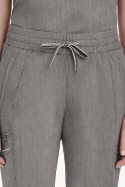 Healing Hands Purple Label Toby Women's 7-Pocket STRETCH Jogger Drawstring Scrub Pant - Petite -Cherokee Shop HE9244 HEAGR 3