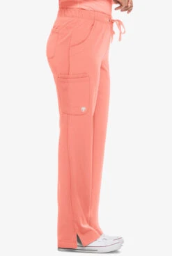 HH Works By Healing Hands Rebecca Women's 6-Pocket STRETCH Drawstring Waist Cargo Scrub Pants - Petite -Cherokee Shop HE9560 092223 SONEC 5