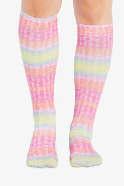 Heartsoul Tie Dye Vibes Women's 8-15 MmHg Light Compression Socks