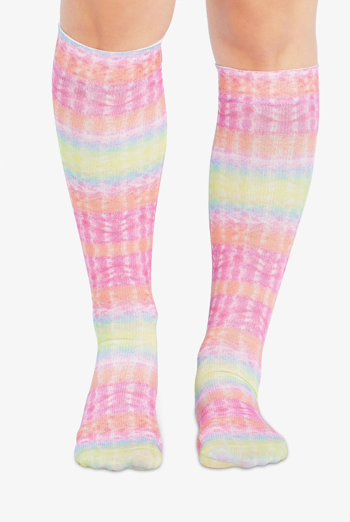 heartsoul Tie Dye Vibes Women's 8-15 mmHg Light Compression Socks Heartsoul Tie Dye Vibes Women's 8-15 MmHg Light Compression Socks -Cherokee Shop HLTIEDYE 1 S
