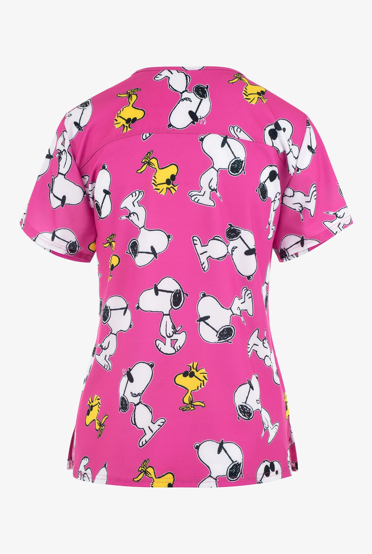 FUNSCRUBS Peanuts Stylish Snoopy Everywhere Women's 2-Pocket STRETCH V-Neck Print Scrub Top FUNSCRUBS Peanuts Stylish Snoopy Everywhere Women's 2-Pocket STRETCH V-Neck Print Scrub Top -Cherokee Shop IMPQG007 2