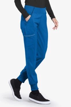 Cherokee Infinity Women's 5-Pocket STRETCH Tapered Jogger Cargo Scrub Pants - Tall -Cherokee Shop IN110 ROYAL 5 1
