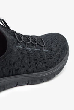 Laforst Women's Jewel Black Athletic Lace Up Shoes -Cherokee Shop JEWELBK BLACK 3 HV