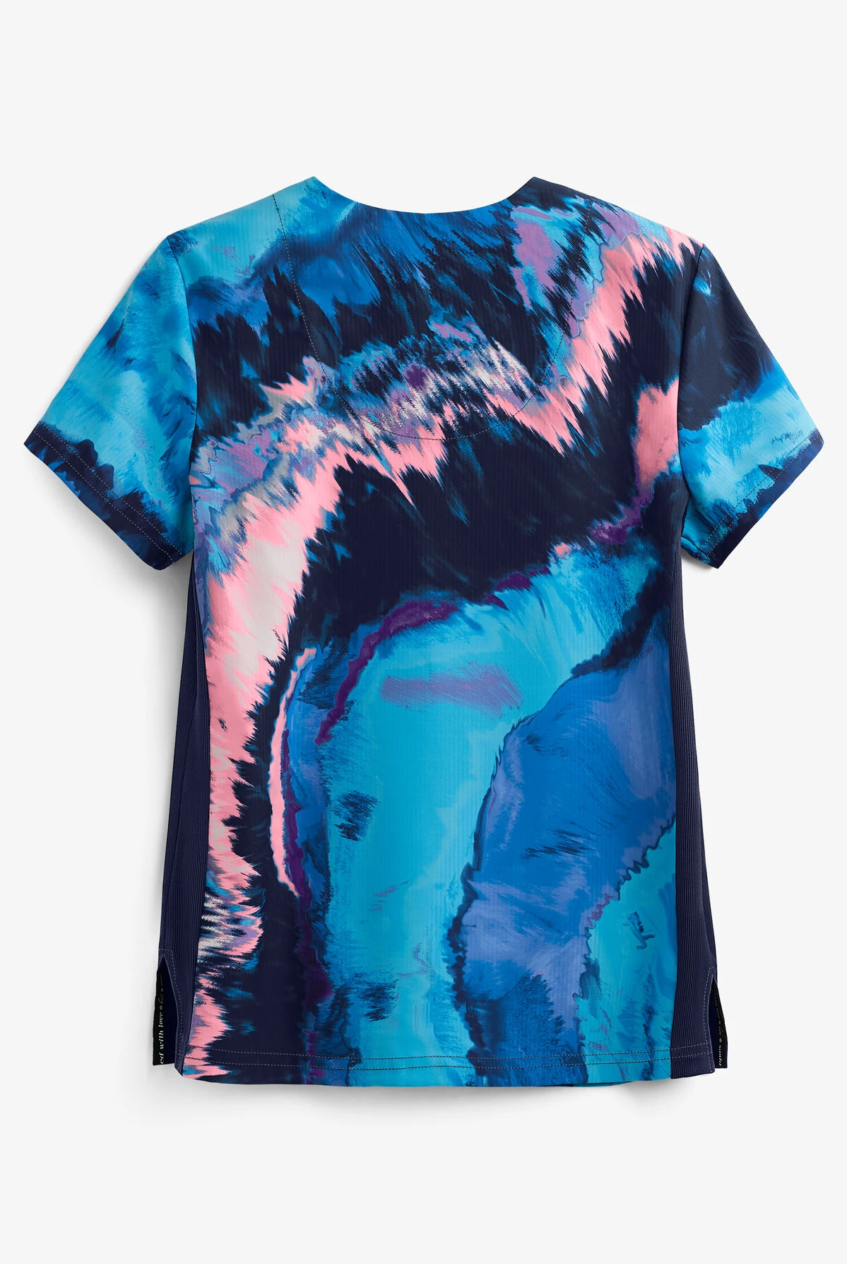 koi Lite™ Reform Blue Marble Women's 2-Pocket V-Neck Print Scrub Top Koi Lite™ Reform Blue Marble Women's 2-Pocket V-Neck Print Scrub Top -Cherokee Shop K1045MBL 2