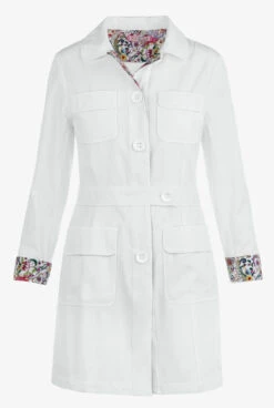 Koi Heavy Twill Women's 35 ¾" 4-Pocket Lab Coat