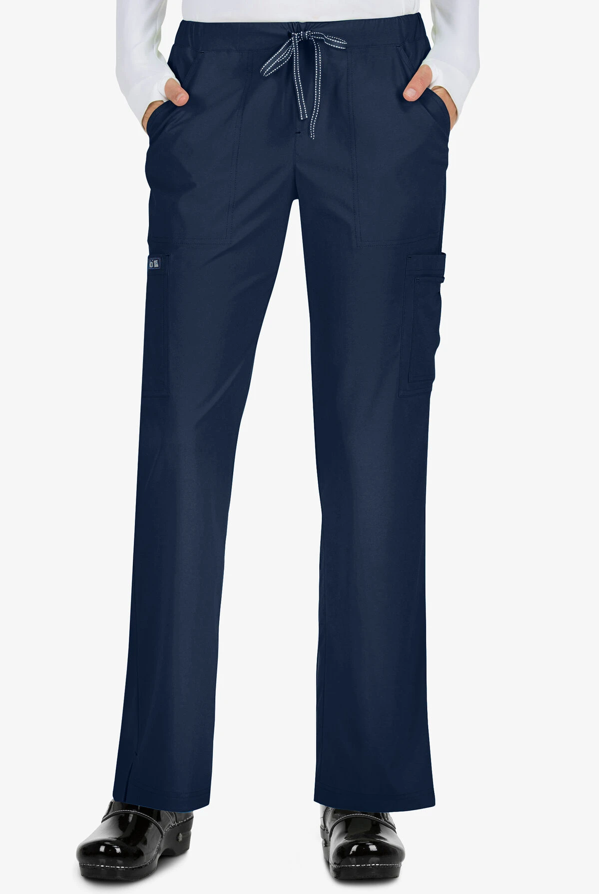 koi Basics Holly Women's 8-Pocket STRETCH Cargo Scrub Pants - Tall Koi Basics Holly Women's 8-Pocket STRETCH Cargo Scrub Pants - Tall -Cherokee Shop K731 NAVY 1