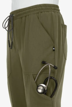 Koi Next Gen Good Vibe Women's 7-Pocket STRETCH Jogger Scrub Pants - Petite 2 Koi Next Gen Good Vibe Women's 7-Pocket STRETCH Jogger Scrub Pants - Petite -Cherokee Shop K740 OLIVE 3