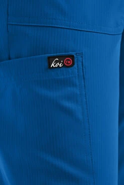 UA Exclusive Koi Lite™ Women's 5-Pocket Tapered Leg Drawstring Scrub Pants -Cherokee Shop K742 ROYAL 7 1