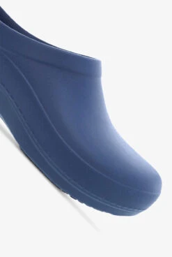 Dansko Women's Kaci SR Blue Backless Clogs -Cherokee Shop KACIBLUE BLUE 3 HV