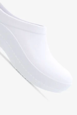 Dansko Women's Kaci SR White Backless Clogs -Cherokee Shop KACIWHIT 101723 WHITE 3 HV