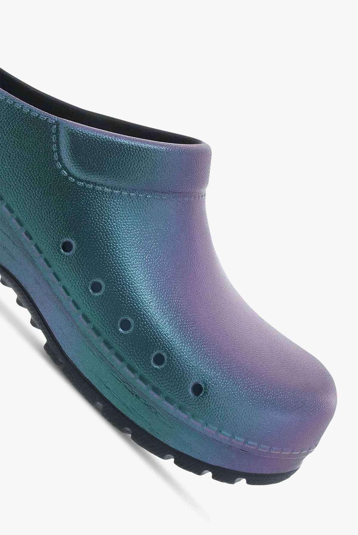 Dansko Women's Kane Black Iridescent Backless Nursing Clogs Dansko Women's Kane Black Iridescent Backless Nursing Clogs -Cherokee Shop KANEBLIR 3