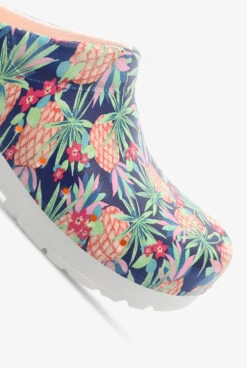 Dansko Women's Kane Pineapples Backless Nursing Clogs 2 Dansko Women's Kane Pineapples Backless Nursing Clogs -Cherokee Shop KANEPINE 3