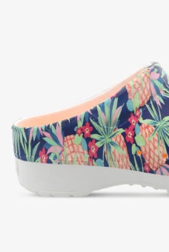 Dansko Women's Kane Pineapples Backless Nursing Clogs 3 Dansko Women's Kane Pineapples Backless Nursing Clogs -Cherokee Shop KANEPINE 4