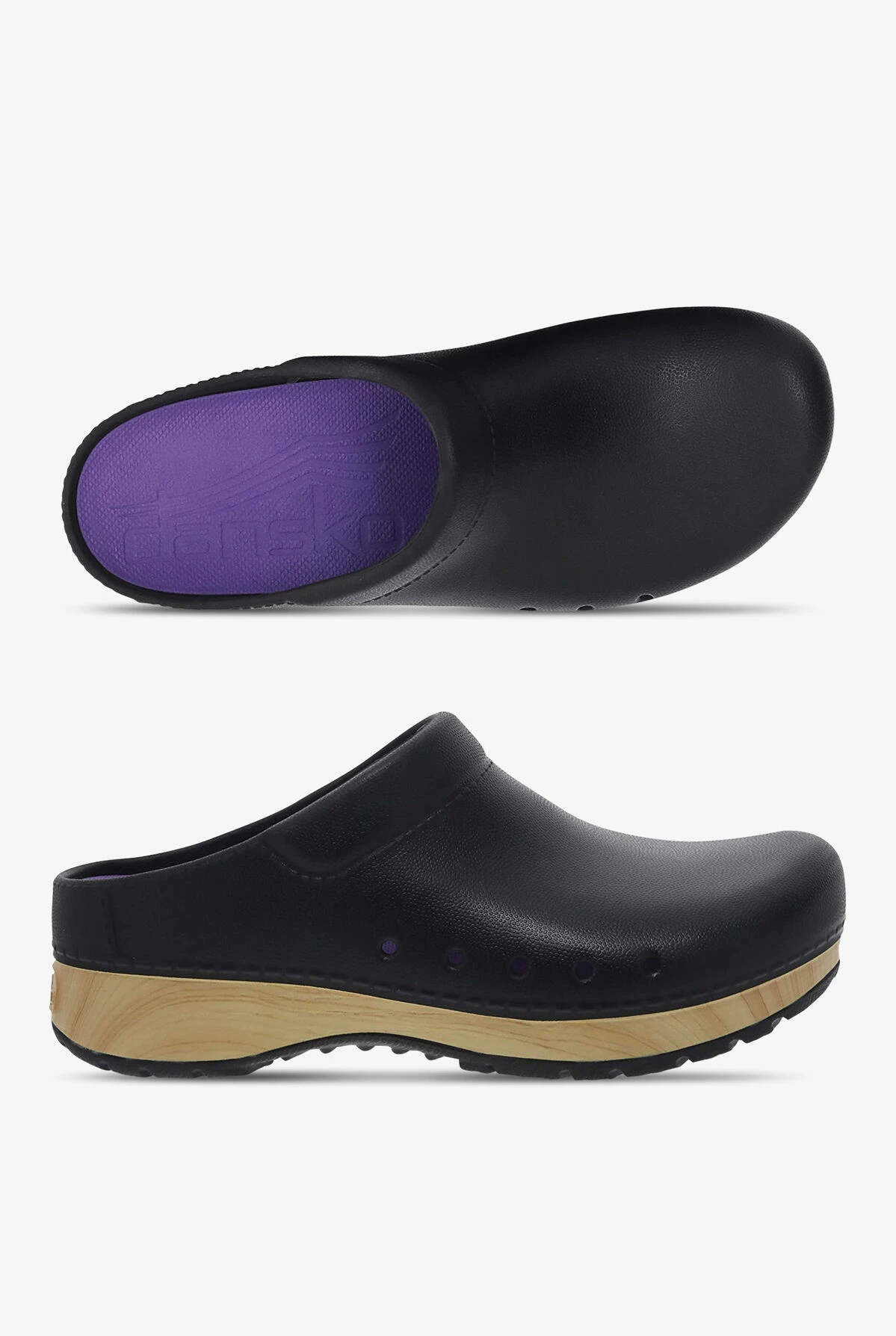 Dansko Women's Kane Black Backless Nursing Clogs Dansko Women's Kane Black Backless Nursing Clogs -Cherokee Shop KANE 1