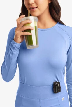 ReSurge Jade Women’s Long Sleeve Scrub Tee -Cherokee Shop KN555 091223 CEIL 6 HV S