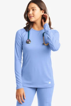 ReSurge Jade Women’s Long Sleeve Scrub Tee -Cherokee Shop KN555 091223 CEIL 8