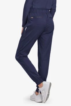 Lauderdale By UA Navona Women's 6-Pocket Jogger STRETCH Scrub Pants -Cherokee Shop LD593 NAVY 4